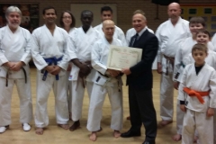 Rob Sills and Brian Seabright at Sei-Do-Kan karate Club