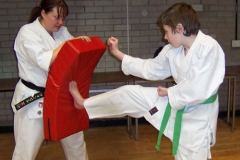 Bag work at Sei-Do-Kan karate club
